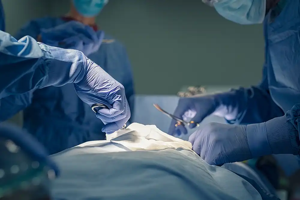 Live video of medical surgery